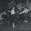 Jerome Robbins in rehearsal for the stage production West Side Story