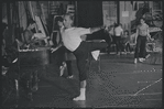 Jerome Robbins in rehearsal for the stage production West Side Story