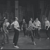Ken Leroy, Michael Callan and ensemble in the stage production West Side Story