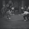 Ken Leroy, Michael Callan and ensemble in the stage production West Side Story