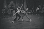 Ken Leroy, Michael Callan and ensemble in the stage production West Side Story