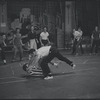 Ken Leroy, Michael Callan and ensemble in the stage production West Side Story