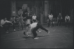 Ken Leroy, Michael Callan and ensemble in the stage production West Side Story