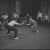 Ken Leroy, Michael Callan and ensemble in the stage production West Side Story