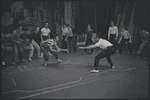 Ken Leroy, Michael Callan and ensemble in the stage production West Side Story