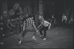 Ken Leroy, Michael Callan and ensemble in the stage production West Side Story