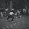 Ken Leroy, Michael Callan and ensemble in the stage production West Side Story