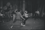 Ken Leroy, Michael Callan and ensemble in the stage production West Side Story
