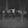 Ken Leroy, Michael Callan and ensemble in the stage production West Side Story
