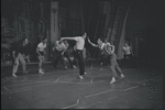 Ken Leroy, Michael Callan and ensemble in the stage production West Side Story