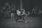 Ken Leroy, Michael Callan and ensemble in the stage production West Side Story