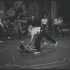 Ken Leroy, Michael Callan and ensemble in the stage production West Side Story