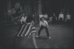 Ken Leroy, Michael Callan and ensemble in the stage production West Side Story
