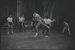 Ken Leroy, Michael Callan and ensemble in the stage production West Side Story