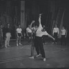 Ken Leroy, Michael Callan and ensemble in the stage production West Side Story