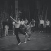 Ken Leroy, Michael Callan and ensemble in the stage production West Side Story