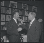 Jerome Robbins and Robert E. Griffith at opening night party at Sardi's for the stage production West Side Story 
