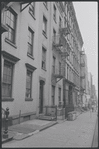 Carol Lawrence and Larry Kert on location (West 56th street between 9th and 10th ave) for West Side Story publicity shoot