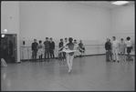 Actors in rehearsal for the stage production West Side Story