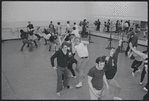 Actors in rehearsal for the stage production West Side Story