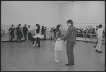 Victoria Mallory and Kurt Peterson in rehearsal for the stage production West Side Story