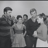 Actors in rehearsal for the stage production West Side Story