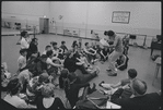 Actors in rehearsal for the stage production West Side Story