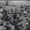 Actors in rehearsal for the stage production West Side Story