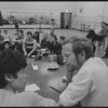 Barbara Luna and unidentified man in rehearsal for the stage production West Side Story