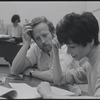 Barbara Luna and unidentified man in rehearsal for the stage production West Side Story