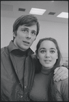 Victoria Mallory and Kurt Peterson in rehearsal for the stage production West Side Story