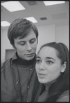 Victoria Mallory and Kurt Peterson in rehearsal for the stage production West Side Story