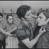 Actors in rehearsal for the stage production West Side Story