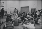 Actors in rehearsal for the stage production West Side Story