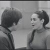 Victoria Mallory and Kurt Peterson in rehearsal for the stage production West Side Story