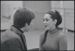 Victoria Mallory and Kurt Peterson in rehearsal for the stage production West Side Story