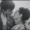 Victoria Mallory and Kurt Peterson in rehearsal for the stage production West Side Story