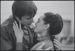 Victoria Mallory and Kurt Peterson in rehearsal for the stage production West Side Story