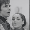 Victoria Mallory and Kurt Peterson in rehearsal for the stage production West Side Story