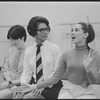 Victoria Mallory and two unidentified women in rehearsal for the stage production West Side Story