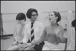 Victoria Mallory and two unidentified women in rehearsal for the stage production West Side Story