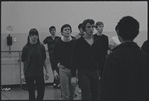 Actors in rehearsal for the stage production West Side Story