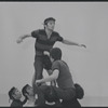 Actors in rehearsal for the stage production West Side Story