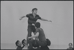 Actors in rehearsal for the stage production West Side Story