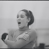 Victoria Mallory in rehearsal for the stage production West Side Story