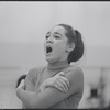 Victoria Mallory in rehearsal for the stage production West Side Story