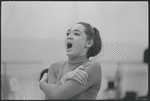 Victoria Mallory in rehearsal for the stage production West Side Story