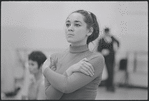 Victoria Mallory in rehearsal for the stage production West Side Story