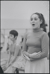 Victoria Mallory in rehearsal for the stage production West Side Story