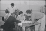 Unidentified staff in rehearsal for the stage production West Side Story